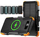 Linomag Power Bank Solar 10000mAh 22.5W Negru