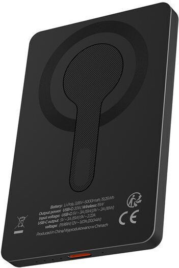 Maxlife Power Bank 5000mAh 20W cu Port USB-C Livrarea energiei Negru