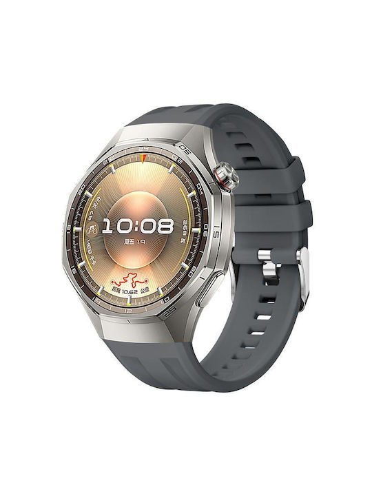 Curea Monocromă din Silicon Huawei Watch Gt 6 Pro Gri Închis
