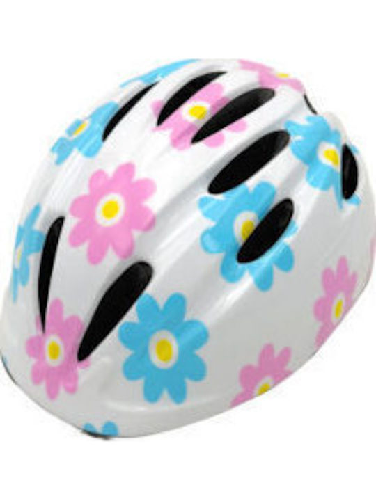 Cyclo Tools Flower Kids' City Bike Helmet White Cyclo Tools Flower Kids' City Bike Helmet White