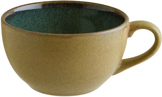 Bonna Sphere Tasse Cappuccino aus Porzellan Braun 250ml