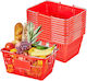 Vevor Shopping Basket Red