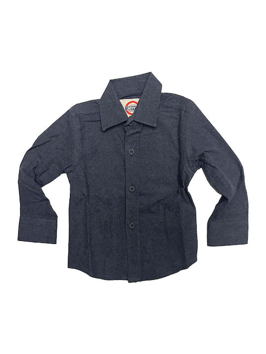 Joyce Kinder Hemd Langarm Blue