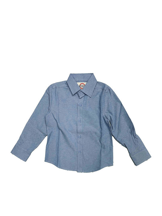 Joyce Kids Shirt Long Sleeve Light Blue