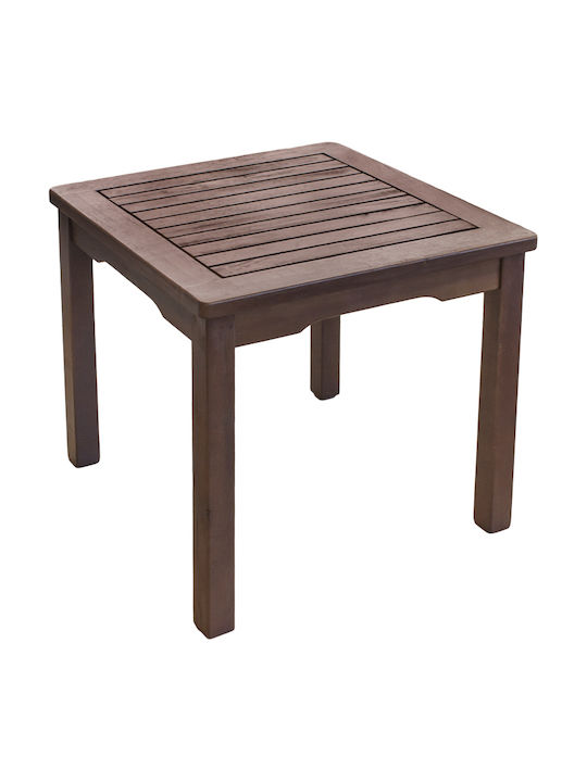 Masă Pentru Spații Mici Exterioare Din Teak 45x45x40cm