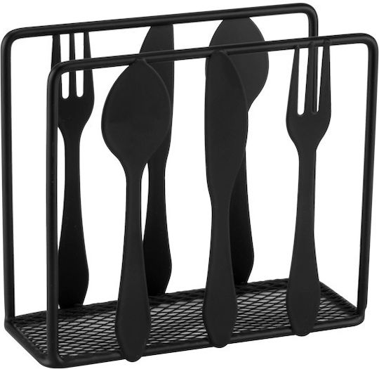 Suport Pentru Șervețele De Masă Raki 11x4.5x10cm Negru Metalic