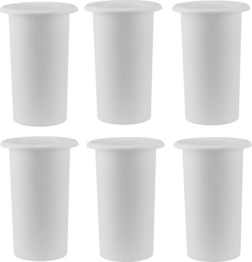 Raki Champagners simple cu dimensiunile 16x16x24cm White