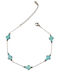 Gold Plated Anklet Turquoise