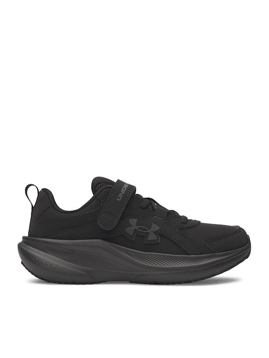 Kinder Sportschuhe Running mit Bügel- und Schleifenverschluss Schwarz