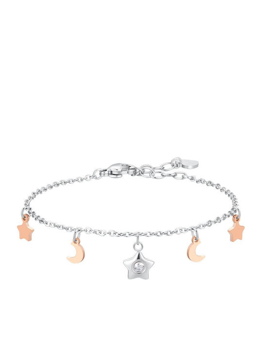 Luca Barra Women's Bracelet made of Steel Gold Plated