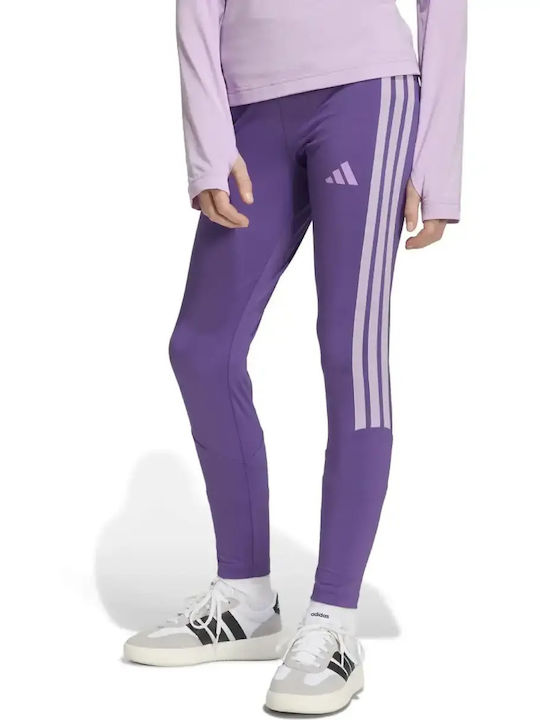 Παιδικό Κολάν Αθλητικό Μακρύ Μωβ Essentials 3-stripes