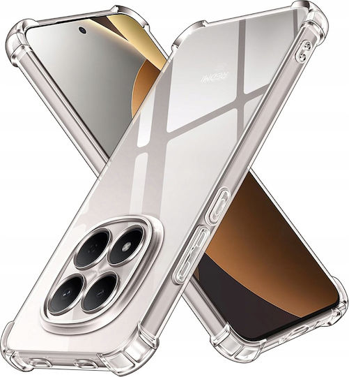 Techsuit Umschlag Rückseite Silikon Transparent (Redmi Note 15 Pro 5G)