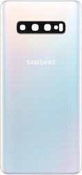 Samsung Galaxy S10 Battery Cover and Camera Lens White Grade A Samsung Galaxy S10 Battery Cover and Camera Lens White Grade A