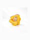 Pin Blume aus Gold Gelb
