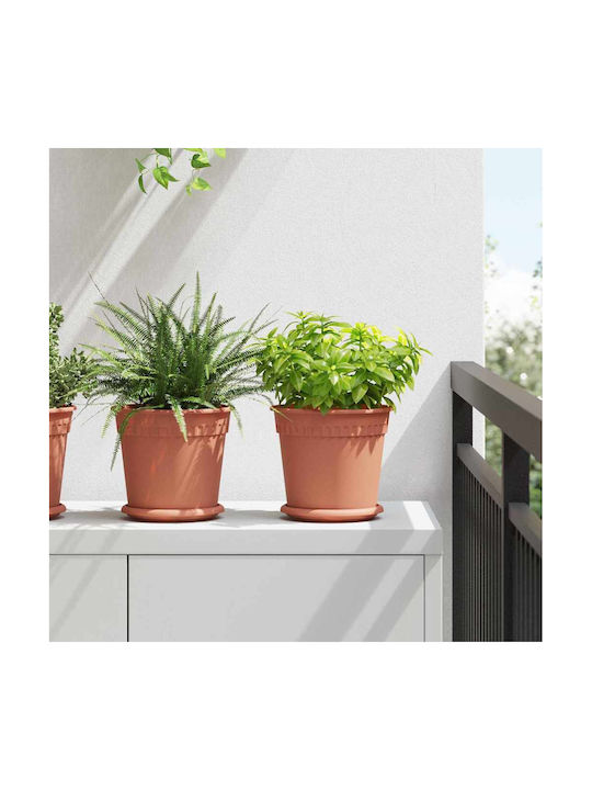 vidaXL Set 6 Ghivece Plastice Light Terracotta