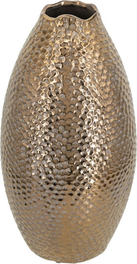 Artekko Decorative Vase Lidded Gold 18x18x32cm
