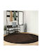 vidaXL Huarte Antiderapant Covor Rotund Maro