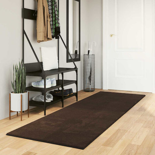 vidaXL Αντιολισθητικό Χαλί Ορθογώνιο Καφέ 250x80cm