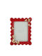 Zen Collection Plastic Photo Frame with Red Frame