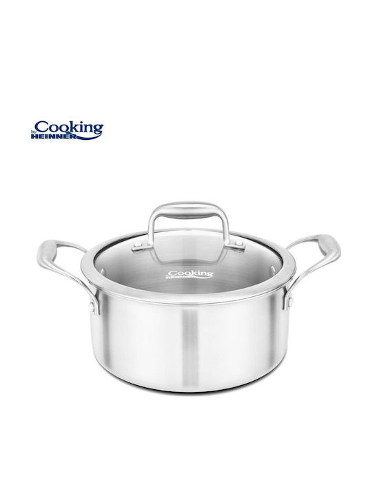 Heinner Βαθιά Ανοξείδωτη Κατσαρόλα 5lt / 24cm