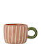 Bloomingville Tasse Kaffee Keramik Rosa