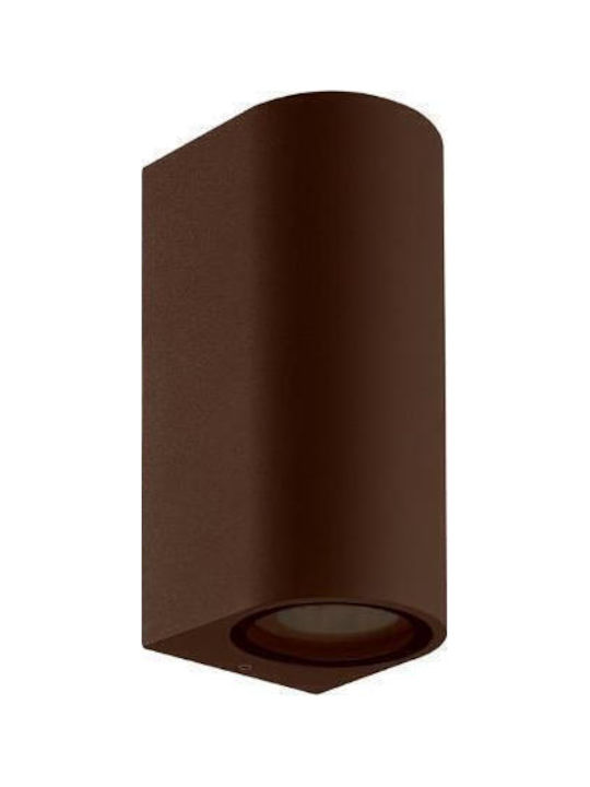 Fos me Wall-Mounted Outdoor Ceiling Lamp GU10 Double Beam