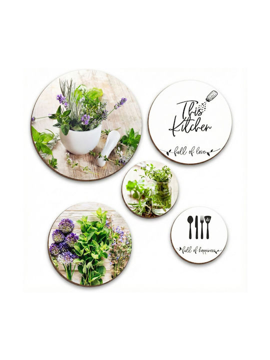 Декоративни Стенни Картини За Кухня Трапезария Билки