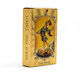 Authentic Tarot Deck Instruction Book Fool Golden Tarot 78 Cards+Book