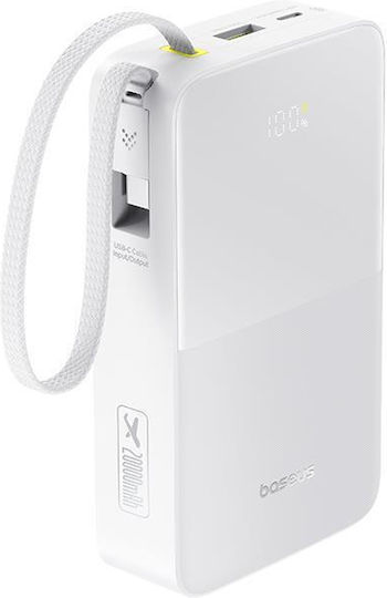 Baseus EnerFill Bipow2 Pro Power Bank 20000mAh 22.5W με Θύρα USB-A και Θύρα USB-C Cosmic Black