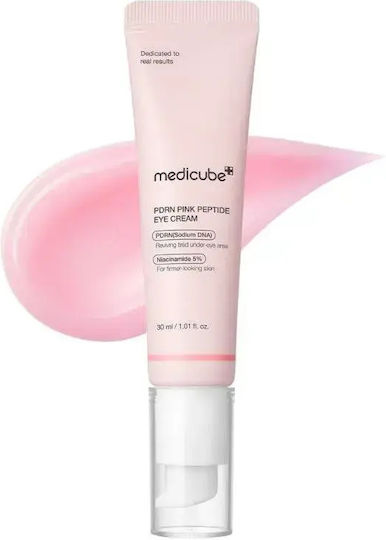 Medicube PDRN Pink Peptide Eye Cream for Dark Circles Eye Bags Moisturizing Brightening Anti-Aging and Firming 30ml
