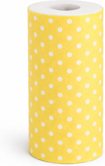 Cotton Polka Dot Roll 25cm x 5m Yellow T502179-25 Sale 35%