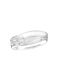 Glas Aschenbecher 18x8xh4cm