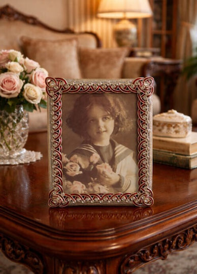 Inart Metallic Photo Frame 10x15 Inart Metallic Photo Frame 10x15