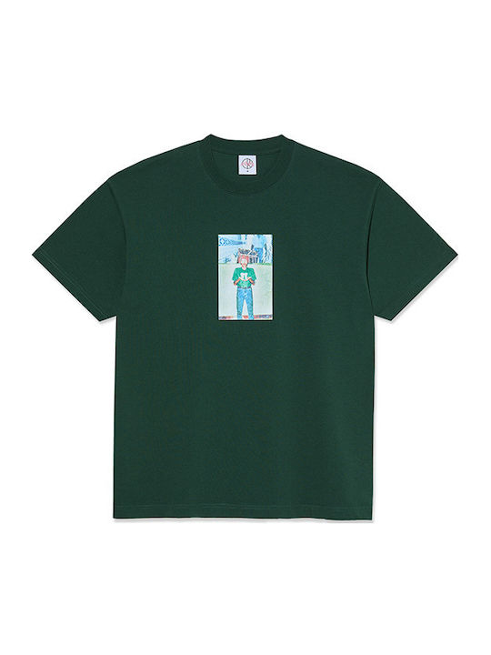 T-shirt Dark Green Blue