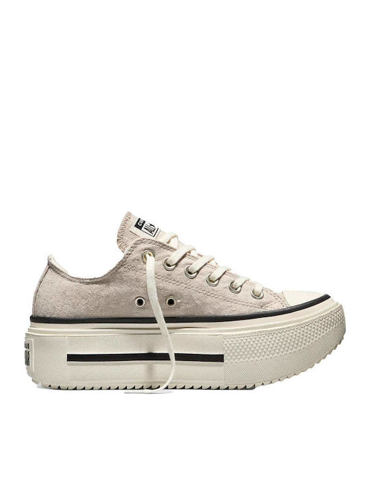 Converse Lift Double Flatforms Adidași Papyrus / Egret / Negru Converse Lift Double Flatforms Adidași Papyrus / Egret / Negru