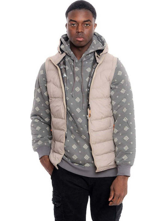 NYC Sleeveless Jacket Khaki