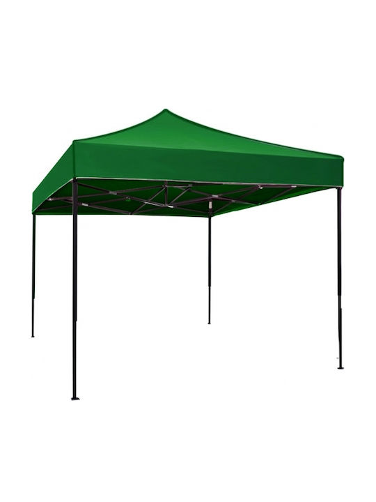 Raki Zusammenklappbares Gazebo Garten Grün 3x3m