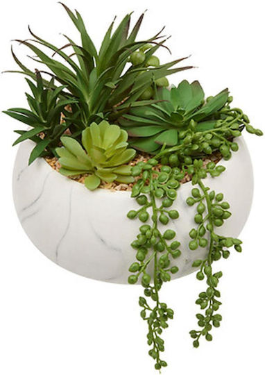 Artificial Plant in Small Pot Succulent Plant 21cm (Various Designs) Atmosphera