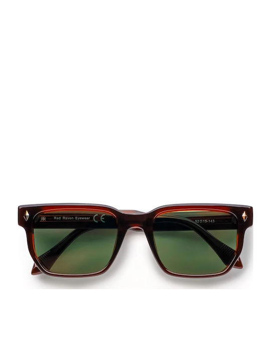 Red Raven Dante Unisex Γυαλιά Ηλίου με Πράσινο ...