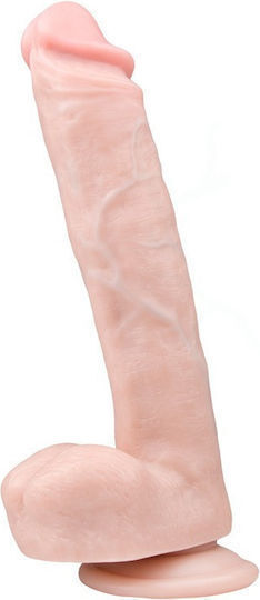 APH Ρεαλιστικό Dildo με Όρχεις και Βεντούζα Flesh