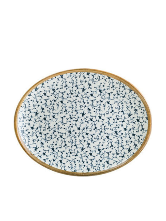 Bonna Calif Farfurie joasă Oval din Porțelan 31x24cm