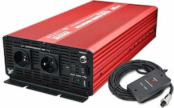 Carspa Car Inverter Pure Sinewave 3000W to Converter 12V DC in 230V AC Carspa Car Inverter Pure Sinewave 3000W to Converter 12V DC in 230V AC