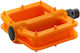 FPD Flat Bicycle Pedals Orange