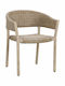 Scaun de exterior Lemn Sumatra Physics 4buc 64x57x78cm