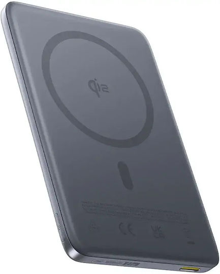 Baseus PicoGo MagSafe Qi2 Външна батерия 10000mAh 15W с USB-C Порт Power Delivery Сива