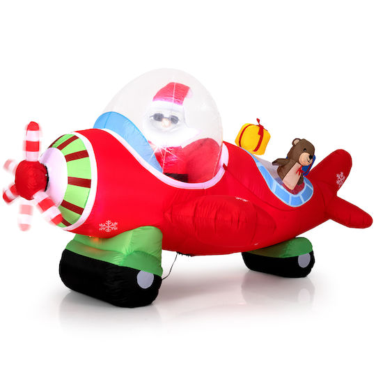 Inflatable Illuminated Santa Claus Electric with Moving