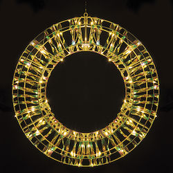 Kooper Coroană De Flori Din Plastic Cu Diametru 60 Cm