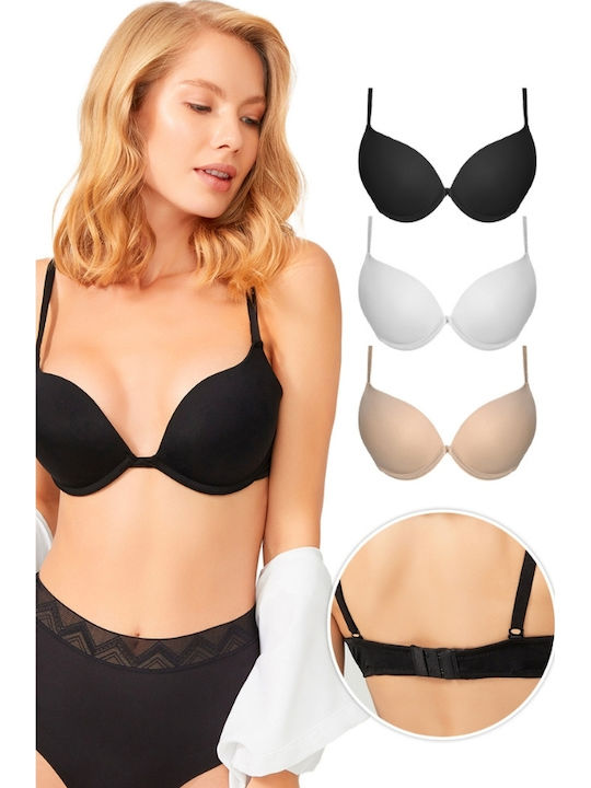 Πολύχρωμο Σουτιέν Push Up MultiPack
