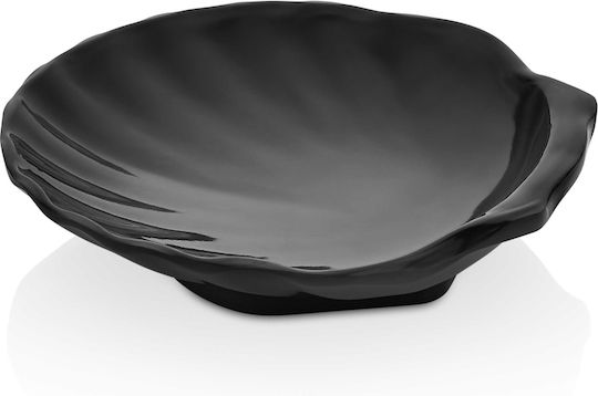 Raki Serving Bowl Round made of Melamine Black