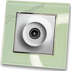 TV Terminal Socket Silver Matte Frame Veraman G...